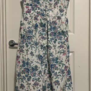 J Crew Floral Midi Dress - Size 18